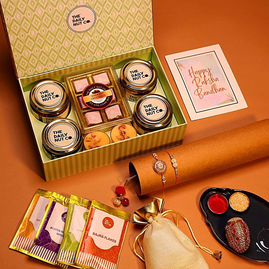 Gourmet Delights Rakhi Hampers