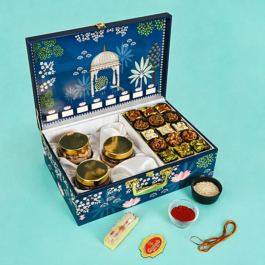 Gourmet Nut Medley Rakhi Gift
