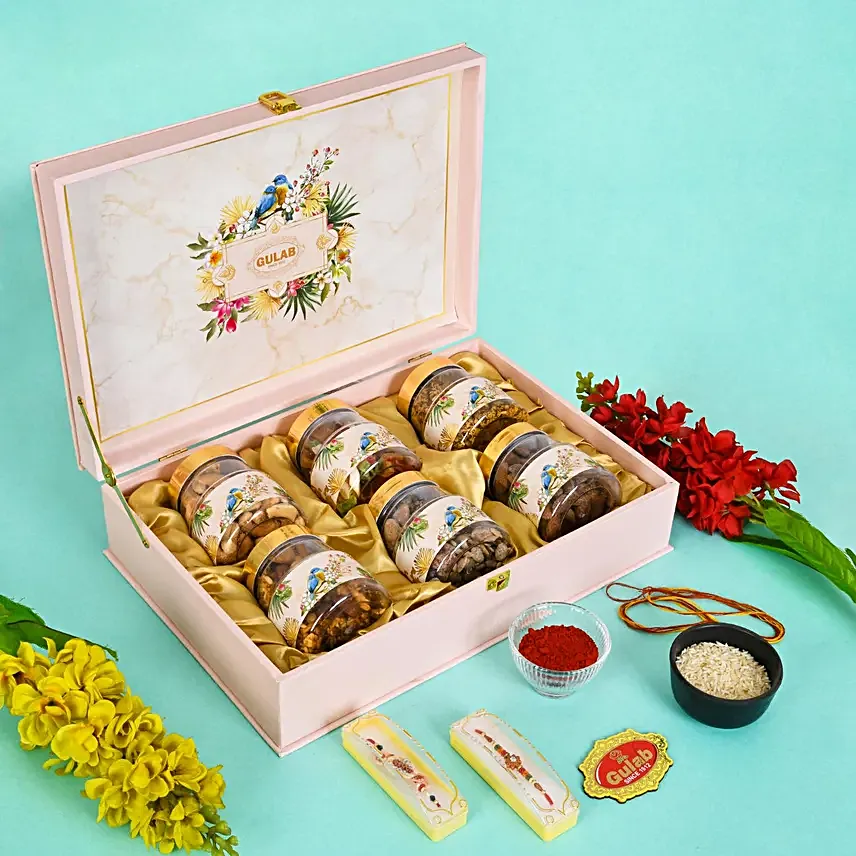 Gourmet Treats Rakhi Combo