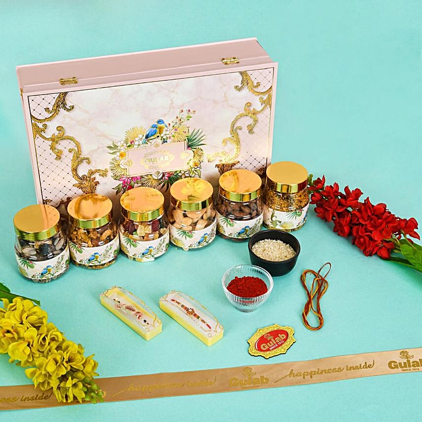 Gourmet Treats Rakhi Combo