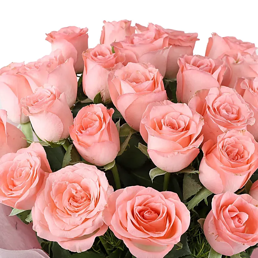 Pink Roses Bouquet For Friend