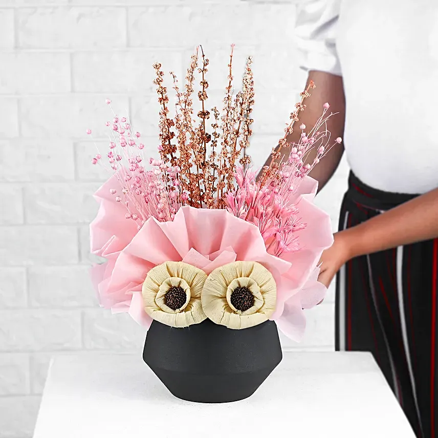 Graceful Dry Flower Medley