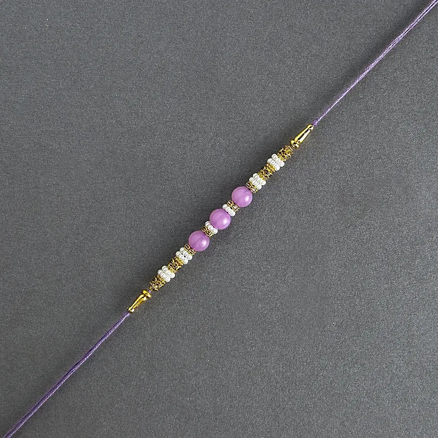 Graceful Pearl Ethnic Rakhi