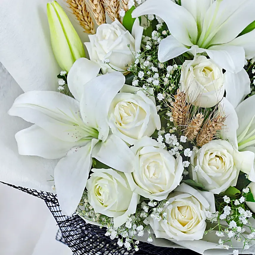 Graceful Whispers of White Bloom