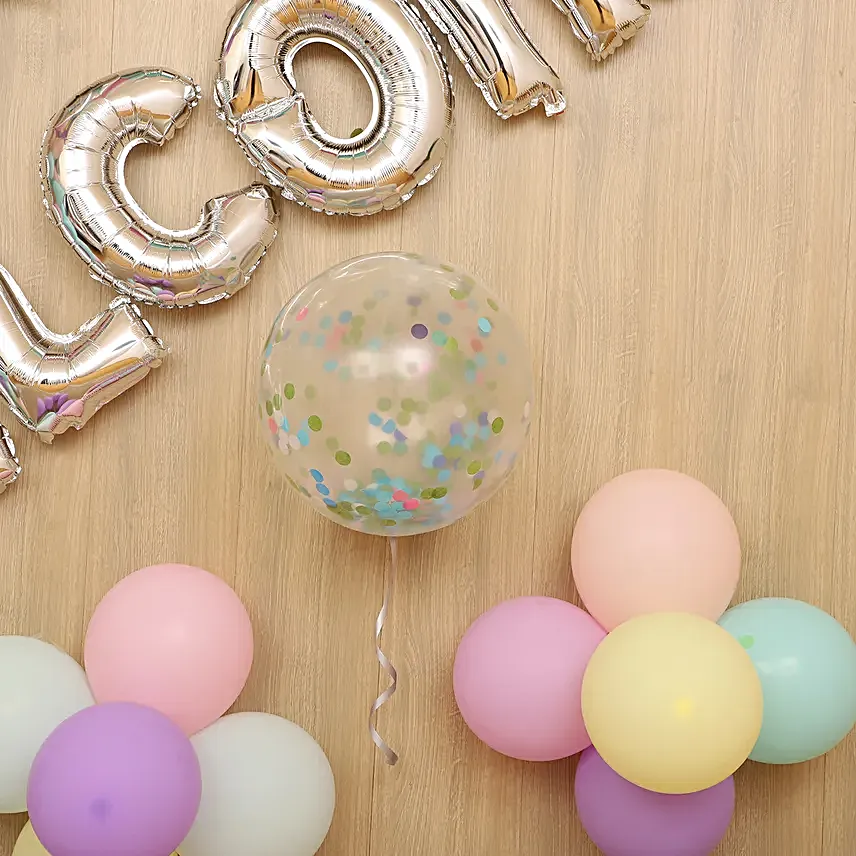 online grand welcome balloon decoration