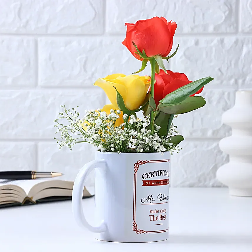 Gratitude Blooms Mug Ensemble