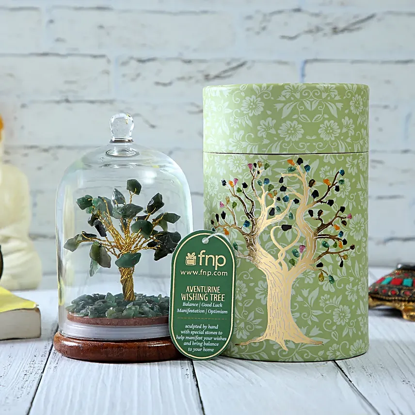 Green Aventurine Dome Wish Tree