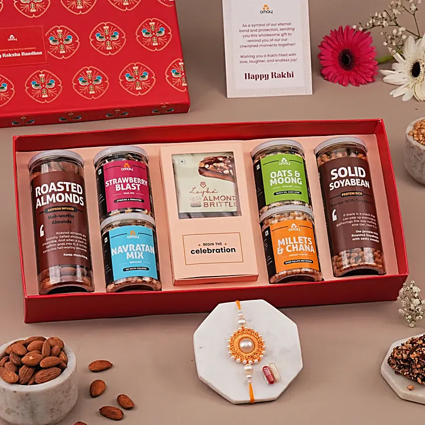 Guilt Free Goodies Rakhi Hamper