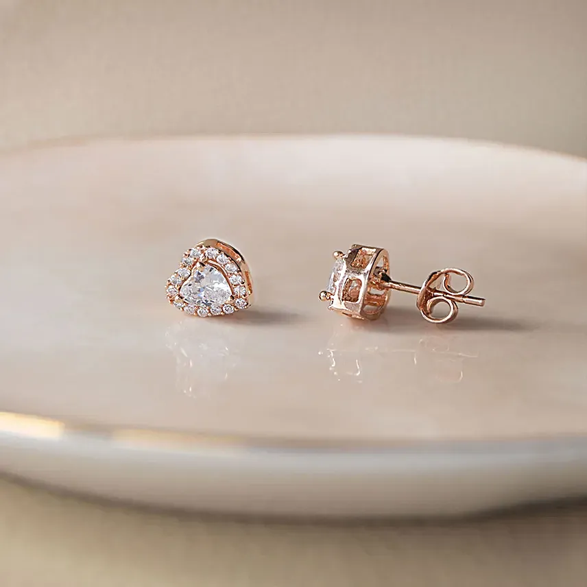 Halo Heart Earrings