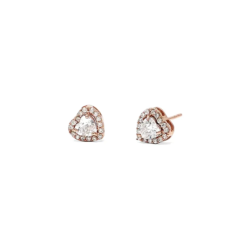 Halo Heart Earrings