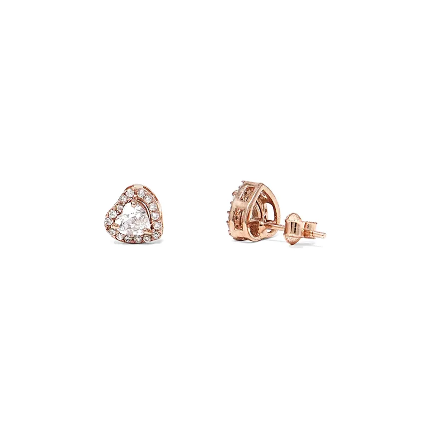 Halo Heart Earrings