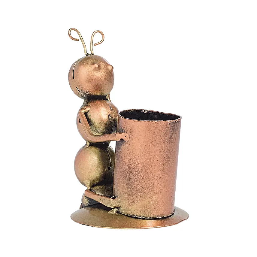 Handcrafted Caterpillar Pen Stand