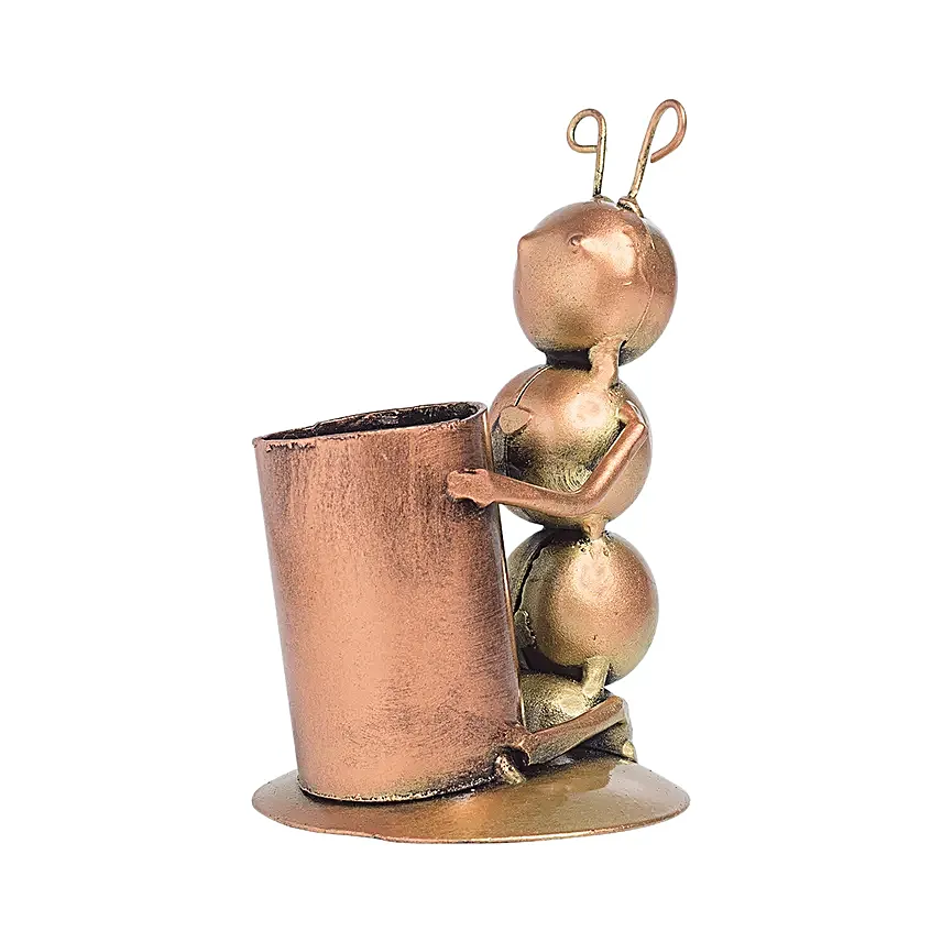 Handcrafted Caterpillar Pen Stand