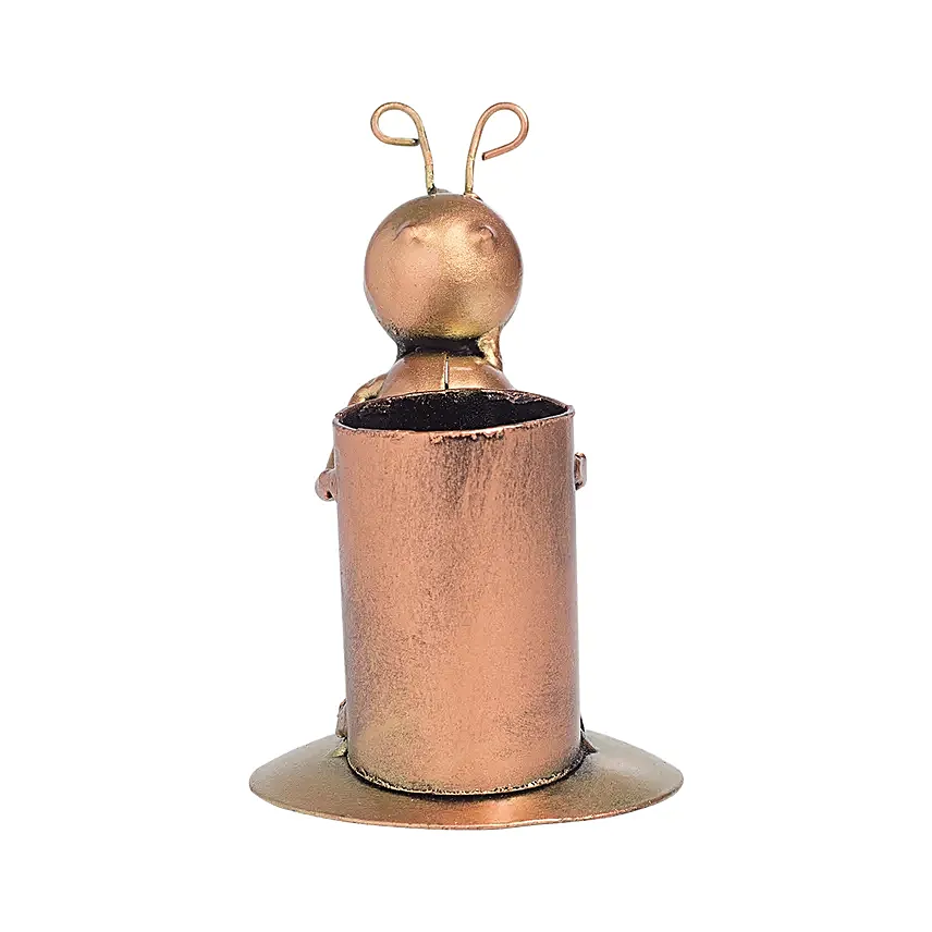 Handcrafted Caterpillar Pen Stand