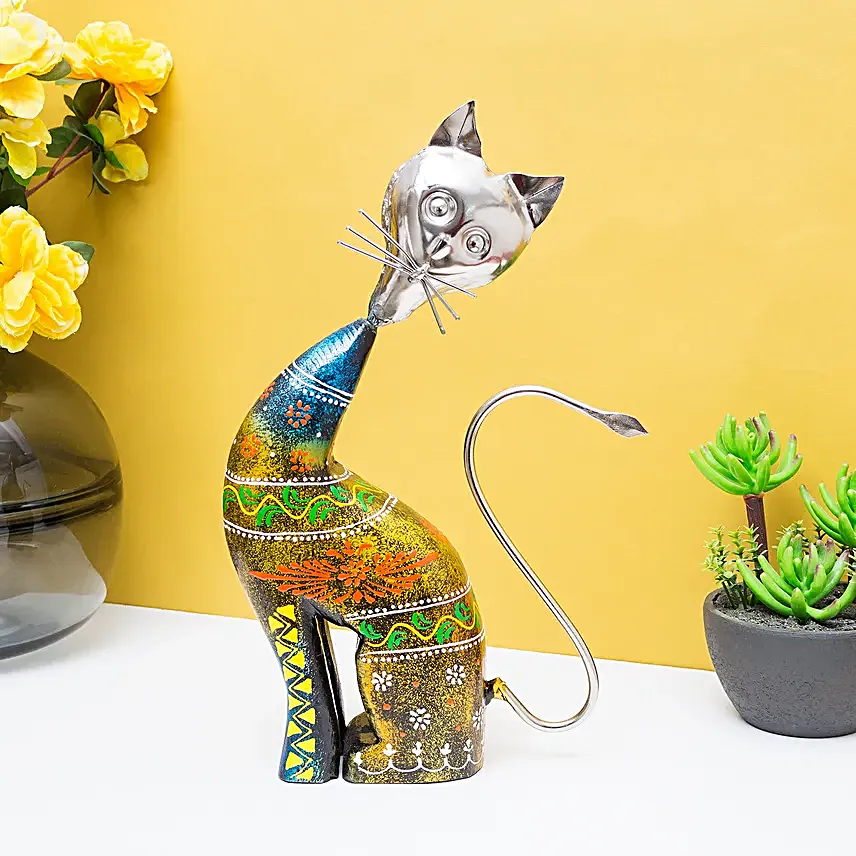 Cat Shaped Homedecor Item