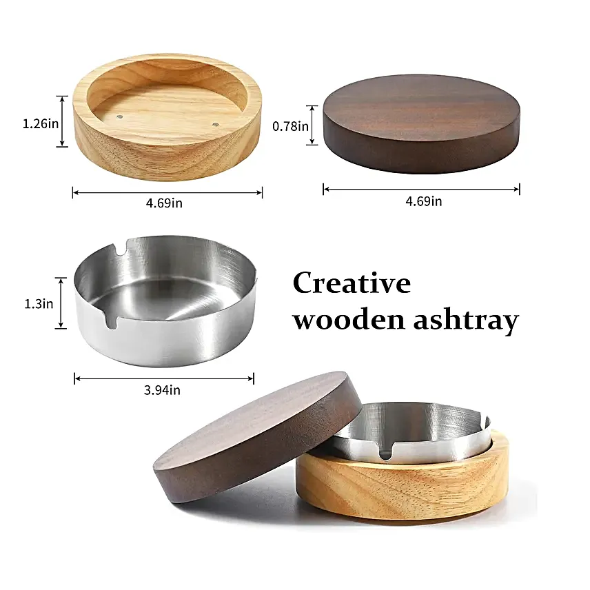 Handmade Wooden Ashtray