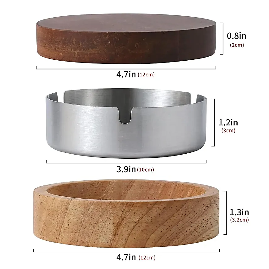 Handmade Wooden Ashtray