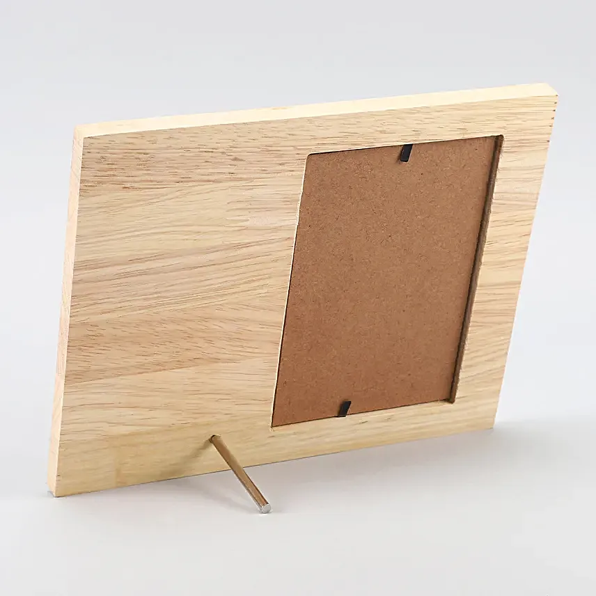 best wooden photo frame with engrave message online