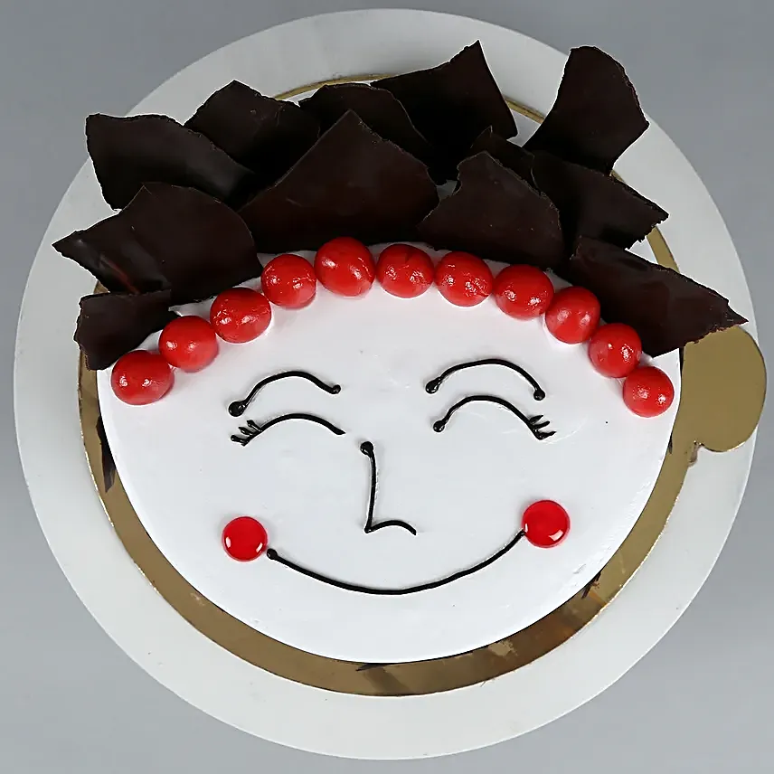 Happiness Loaded Black Forest Cake Half Kg