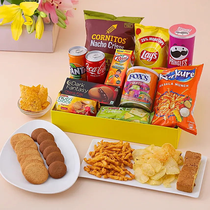 Happiness Loaded Munchies Gift Tray