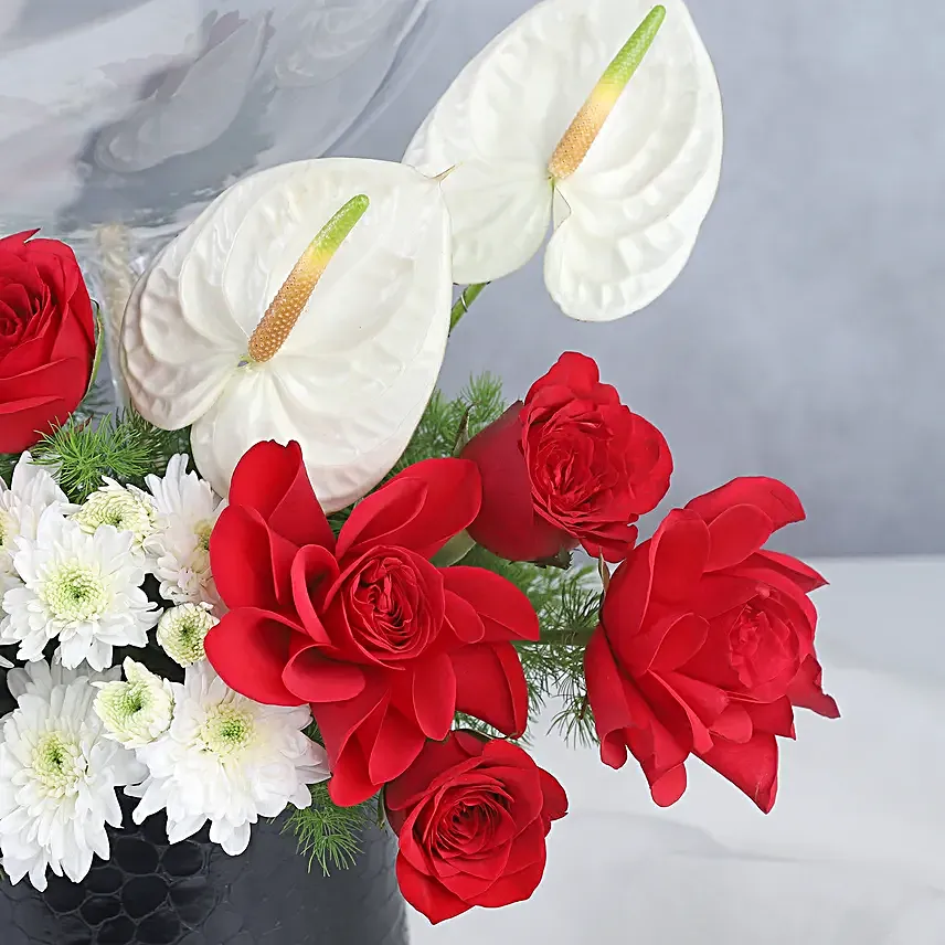 Happy Anniversary Exotic Floral Box