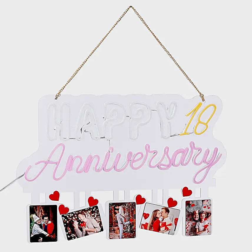 Happy Anniversary Neon Light