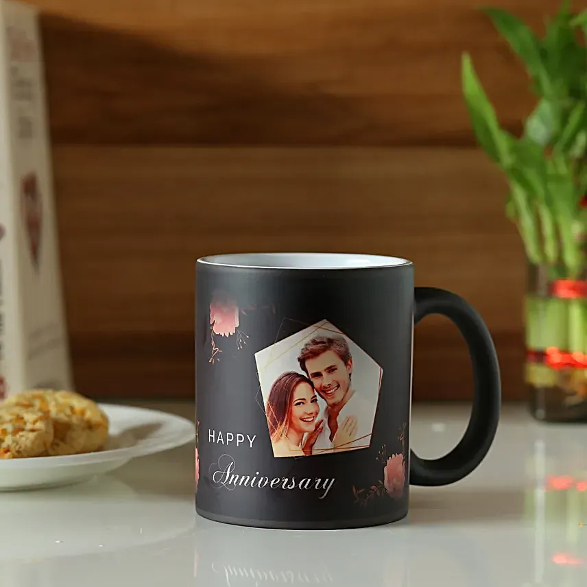 Online Anniversary Personalised Magic Mug