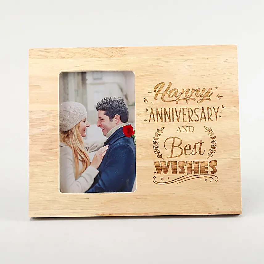 Happy Anniversary Personalised Photo Frame