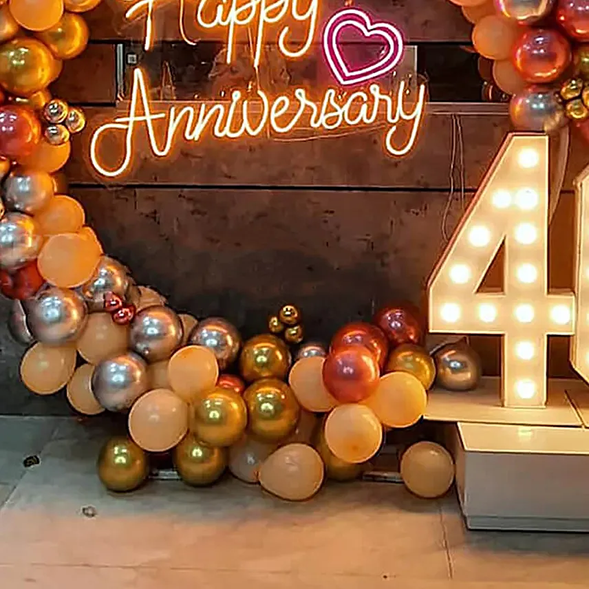Happy Anniversary Shining Decoration