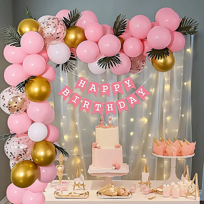 Happy Birthday Balloon Gifts Set DIY Kit