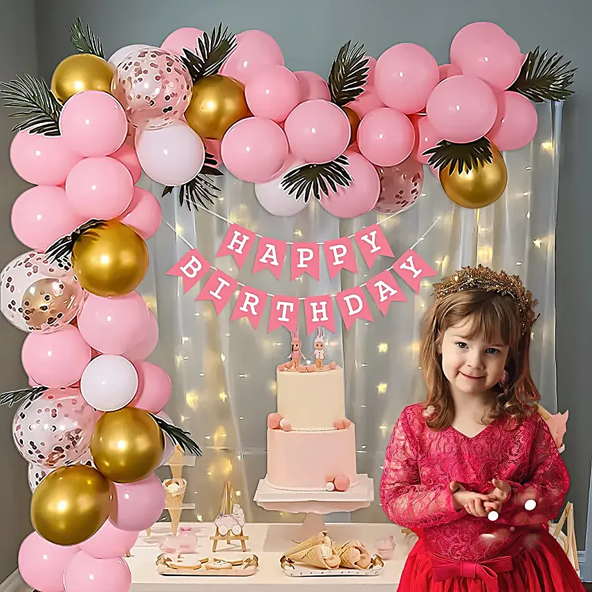 Happy Birthday Balloon Gifts Set DIY Kit