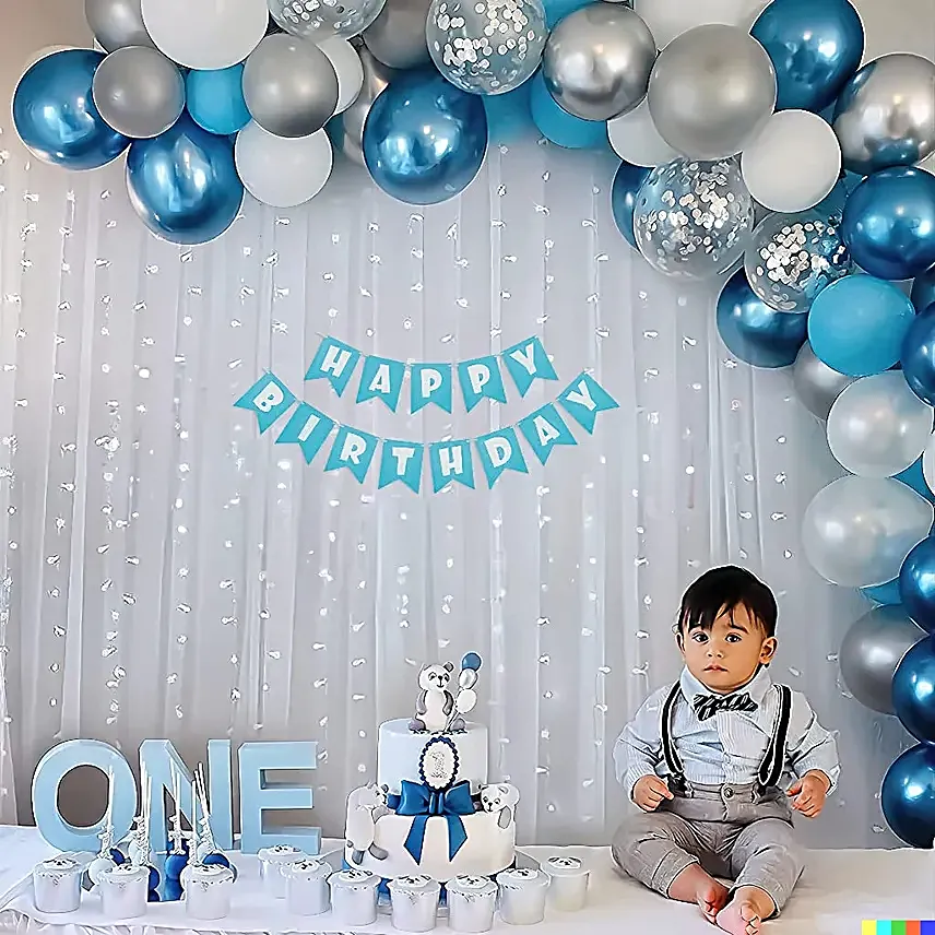 Happy Birthday Balloon Set DIY Kit