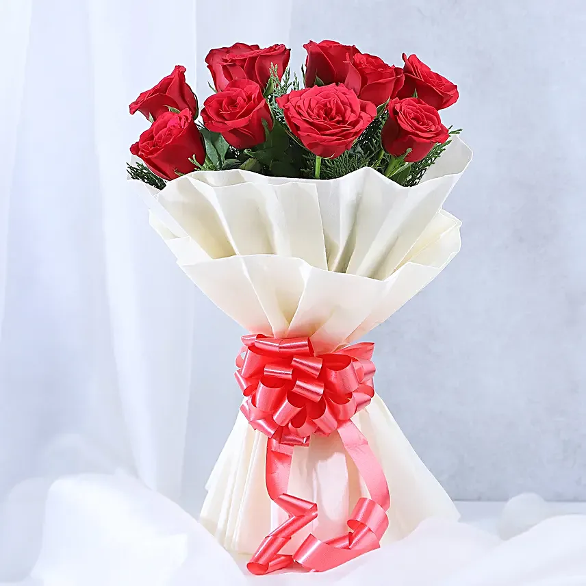 Happy Fathers Day Black Forest Cake Eggless Red Roses