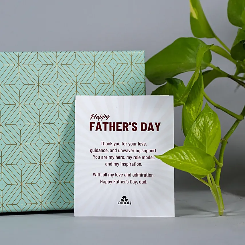 Happy Fathers Day Healthy Treats Box