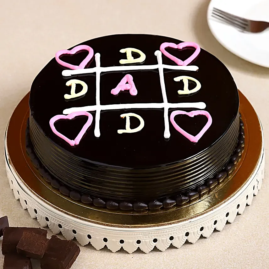 Happy Fathers Day Truffle Cake Half Kg
