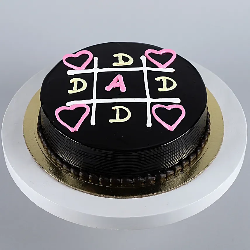 Happy Fathers Day Truffle Cake Half Kg
