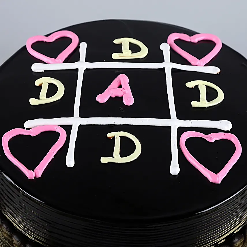 Happy Fathers Day Truffle Cake Half Kg