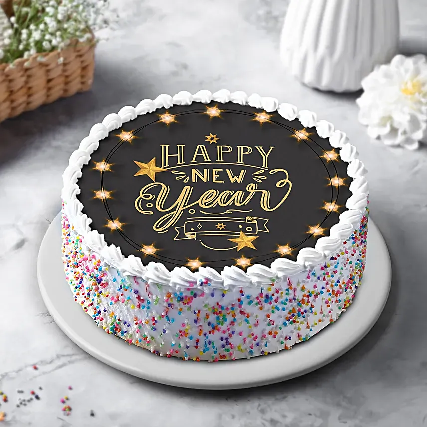 Happy New Year Pineapple Cake Half Kg