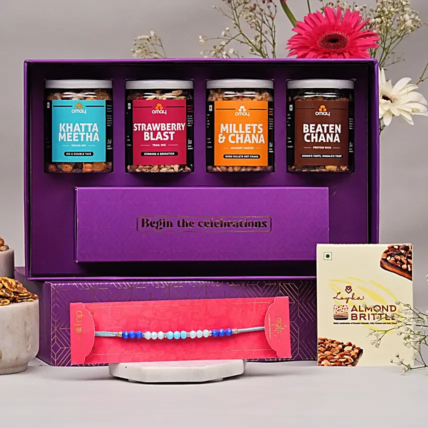Healthy Delights Rakhi Gift Box