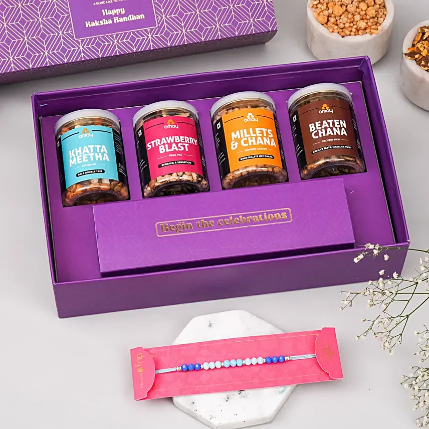 Healthy Delights Rakhi Gift Box