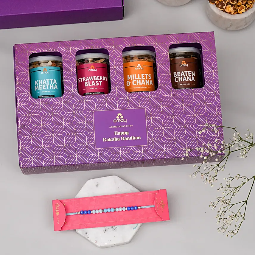 Healthy Delights Rakhi Gift Box