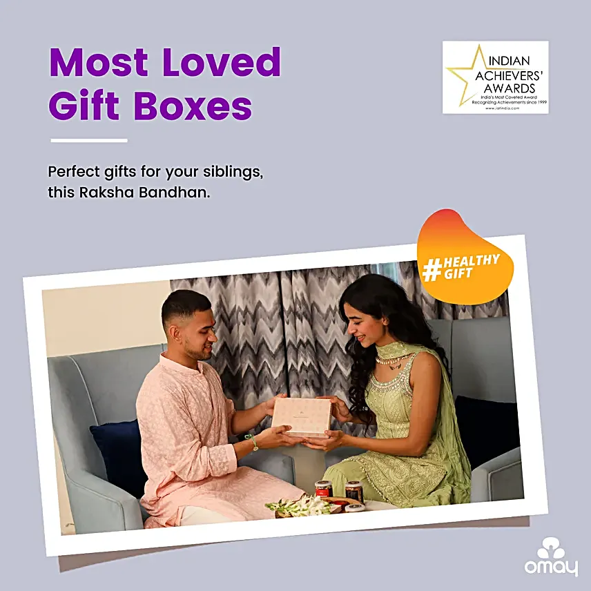 Healthy Delights Rakhi Gift Box