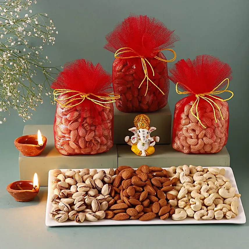 Dry fruits in a basket