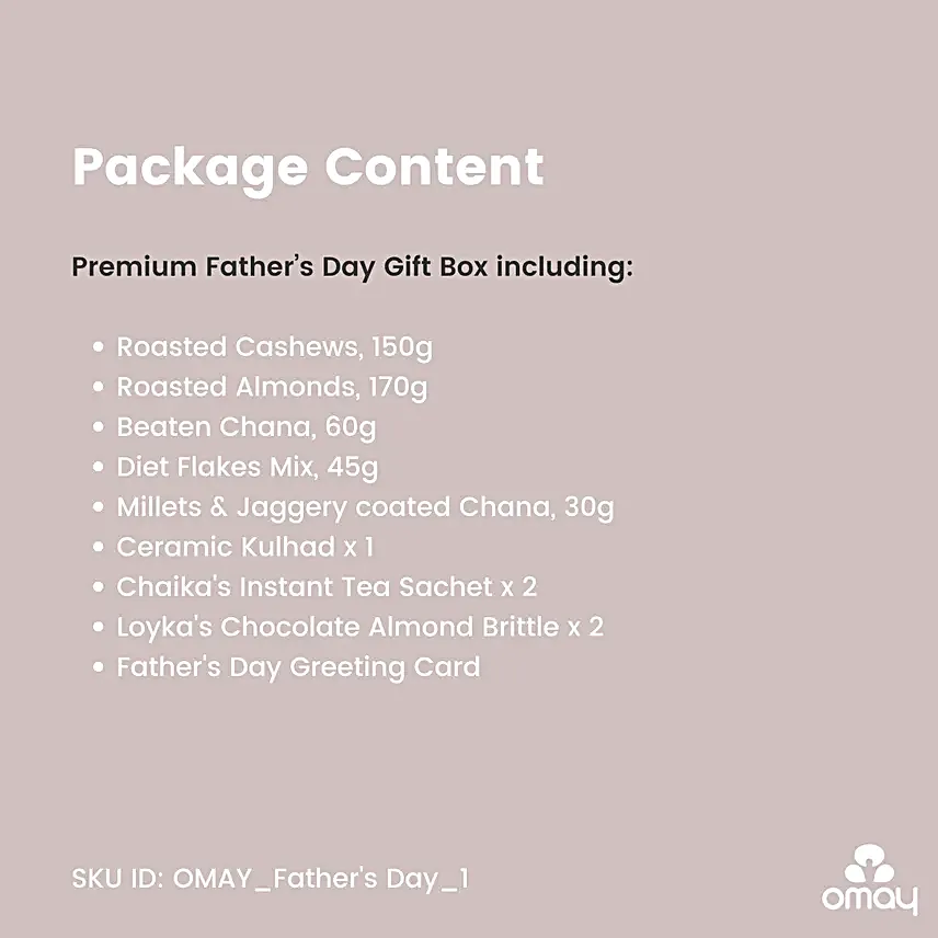 Healthy Snacks Gourmet Hamper For Dad