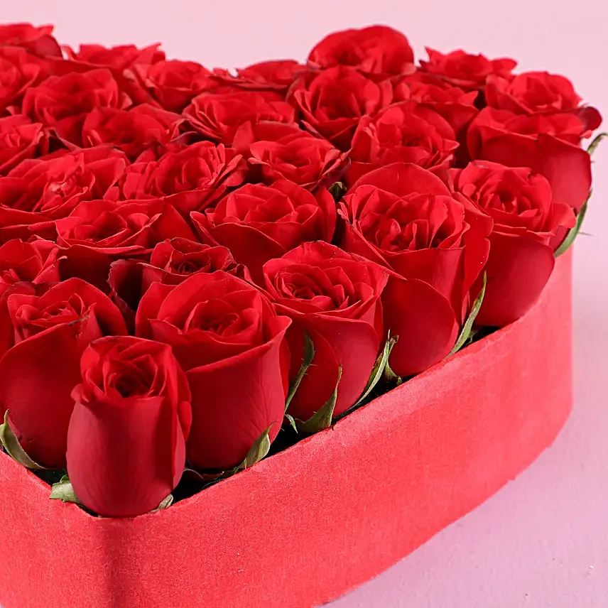 Red Roses Arrangement For Girlfriend