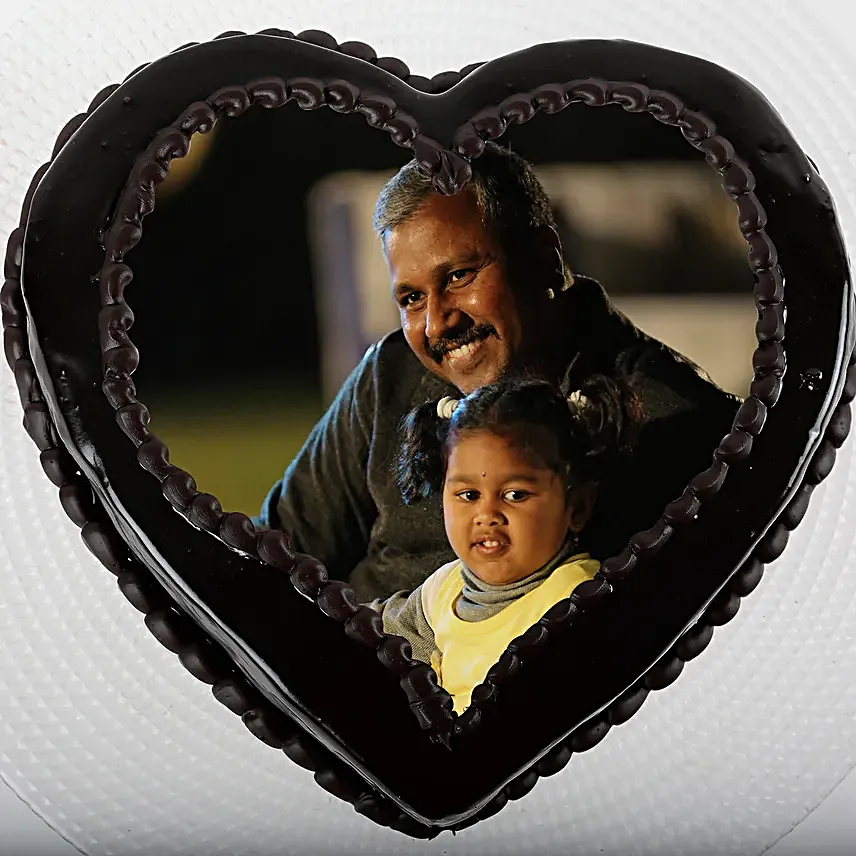 Heart Shaped Chocolate Truffle for Dad