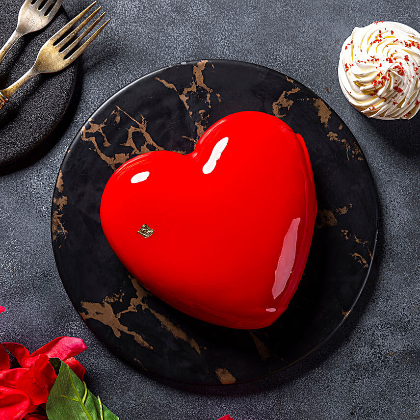 Heart Shaped Valentines Cake 500gm