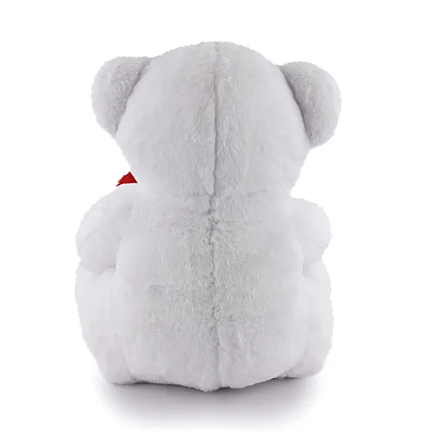 Heart Teddy Bear White