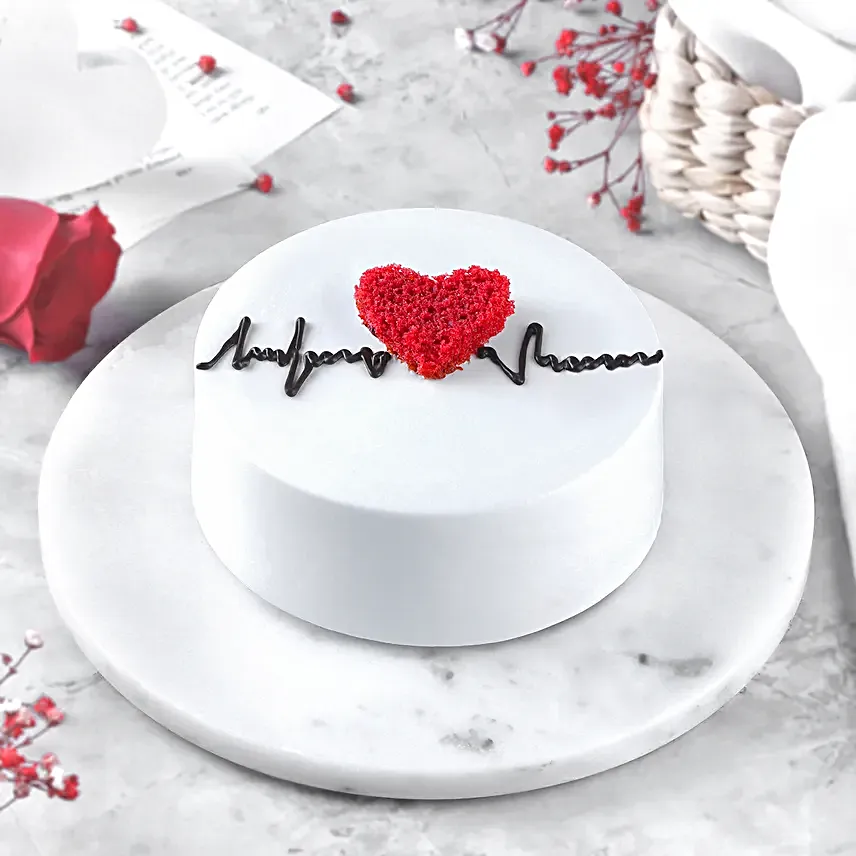 Heartbeat of Love Pineapple Cake 250gm Eggless