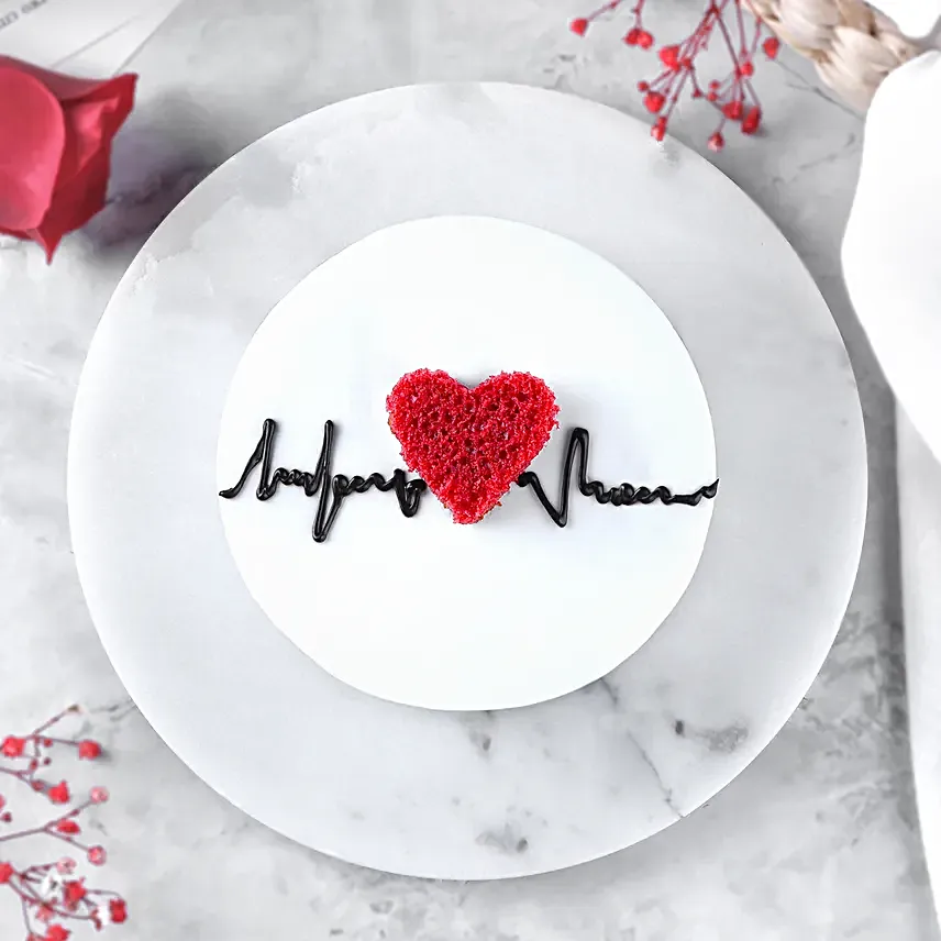 Heartbeat of Love Pineapple Cake 250gm Eggless